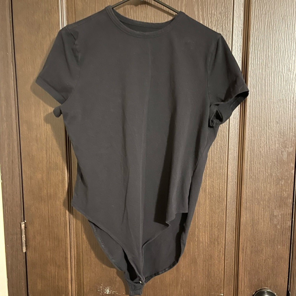 NWOT Black Short Sleeve Bodysuit